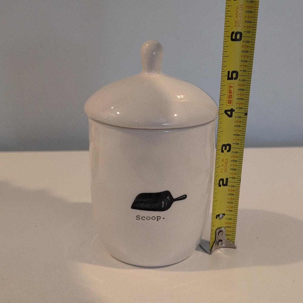 Rae Dunn "Scoop" And "Pour" Ceramic Sugar Bowl And Creamer Farmline Collection - Picture 15 of 16